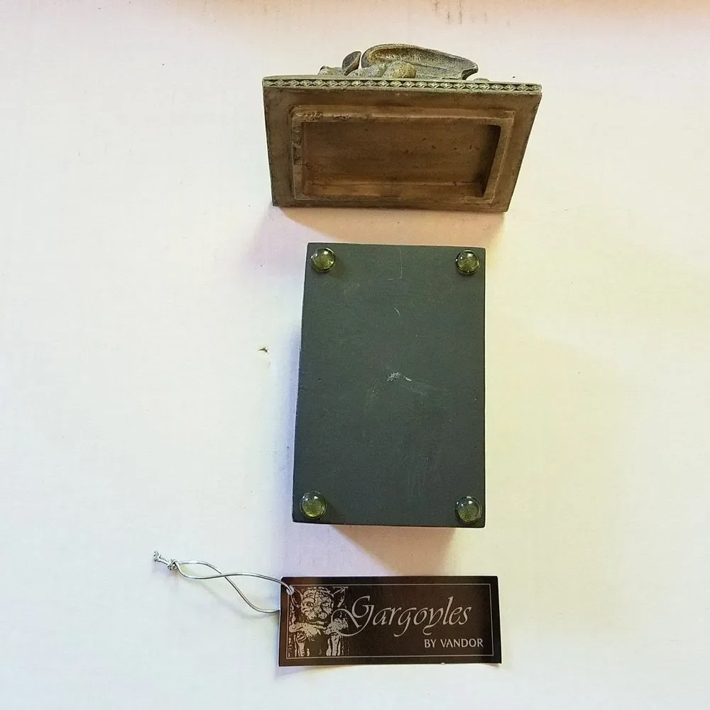 Vintage 1995 Gargoyles by Vandor Gargoyle Rectangle Trinket Jewelry Box